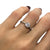 *Zoe * 14K White Gold Engagement Ring w/ SI Diamonds 0.30CT