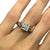 *Paisley* 14K White Gold Engagement Ring w/ SI Diamonds 1.00CT