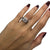 *Alexa* 14K White Gold Engagement Ring w/ GI SI 1 E DiamondS 0.72CT + Center Stone 0.30CT